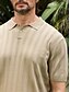 abordables Hauts-Homme T-shirt POLO Noir Abricot Grise Manche Courte Top Tenue de golf Vêtements Tenues Porter des vêtements
