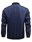 abordables Manteaux &amp; vestes-Homme Vest Bomber Veste de transition Sortir Avec Poches Toutes saisons Uni Occasionnel Col montant Régulier Noir Bleu Vert Véronèse Gris Veste