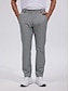 economico Fondi-Per uomo Pantaloni da golf Nero Grigio Pantaloni Abbigliamento da golf Abbigliamento Abiti Abbigliamento