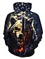 abordables Sudaderas gráficas con capucha-Hombre Moda Impresión 3D Sudadera Vacaciones Ropa de calle Sudaderas Negro Manga Larga Con Capucha Estampado Invierno Primavera &amp; Otoño Diseñador Sudadera con capucha