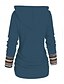 abordables Tuniques-t-shirt femme mode moderne décontracté manches longues hauts réguliers col rond quotidien week-end vin bleu vert gris printemps automne