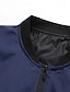 abordables Manteaux &amp; vestes-Homme Vest Bomber Veste de transition Sortir Avec Poches Toutes saisons Uni Occasionnel Col montant Régulier Noir Bleu Vert Véronèse Gris Veste