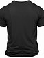 abordables Camisetas divertidas para hombres-Hombre Gato Gracioso Camiseta Manga Corta Camiseta Impresión 3D Cuello Barco Camisa Retro Antiguo Casual Estilo callejero Deporte Festivos Noche Negro Azul Piscina Verde Trébol Primavera verano Ropa