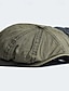 baratos Chapéu para Homem-Boné masculino estilo ascot, chapéu de jornaleiro, preto, azul, algodão, moda casual, rua, diário, liso, ajustável em torno de 60 cm, protetor solar, respirável