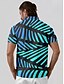 abordables Hauts-Homme T-shirt POLO Bleu Manche Courte Top Tenue de golf Vêtements Tenues Porter des vêtements