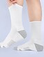 billiga herrstrumpor-Herr 6 par Multipack Socka Löparstrumpor Vardagliga strumpor Svart Vit Färg Färgblock Sport &amp; Utomhus Dagligen Semester Grundläggande Medium Vår Höst Mode Ledigt