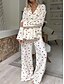 voordelige grafische nachtkleding-dames print chemises&amp;amp;jurken nachtkleding - katoenen grafische thuisoutfits