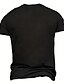 baratos Camiseta gráfica masculina-Homens Com letras estampadas Engraçado Camiseta T-shirt 100% Algodão Manga Curta Gráfico Camisa Preto Cinzento Escuro Verde Tropa Camiseta confortável Rua Esportes Roupas de estilistas