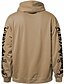 abordables Sudaderas gráficas con capucha-Calabaza Mueca Hombre Moda Impresión 3D Sudadera Víspera de Todos los Santos Festivos Discoteca Halloween Sudaderas Morado Marrón Con Capucha Bolsillo Impresión 3D Otoño Invierno Diseñador Sudadera