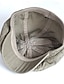 baratos Chapéu para Homem-Boné masculino estilo ascot, chapéu de jornaleiro, preto, azul, algodão, moda casual, rua, diário, liso, ajustável em torno de 60 cm, protetor solar, respirável