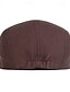 baratos Chapéu para Homem-Homens Boina Chapéu Ascot chapéu de jornaleiro Preto Azul Marinha Algodão Moda Casual Rua Diário Tecido Ajustável Filtro Solar Respirável