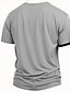 billige Sports- og trenings-T-skjorter-Herre Smilefjes T skjorte Kortermet T skjorte 3D-utskrift Crew-hals Skjorte Retro / vintage Fritid Gate Avslappet Bar Grønn Lysegrå Svart &amp; Grå Vår sommer Klær S M L XL 2XL 3XL