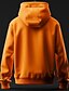 abordables Sudaderas gráficas con capucha-Calabaza Hombre Moda Impresión 3D Sudadera Halloween Sudaderas Naranja Con Capucha Bolsillo Impresión 3D Otoño Invierno Diseñador Sudadera con capucha