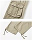 お買い得  カジュアルパンツ-男性用 カーゴパンツ 作業パンツ マルチポケット グラフィック レタード 屋外 全長 アウトドア スポーツ・アウトドア カジュアル スポーツ ファッション イエロー アーミーグリーン マイクロエラスティック