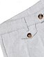 voordelige Chinos-Voor heren Pakken Broek Chinese Knop Zak Effen Comfort Formeel Feest Werk Modieus Klassieke Stijl Zwart Wijn Micro-elastisch