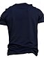 baratos Camiseta gráfica masculina-Homens Com letras estampadas Engraçado Camiseta T-shirt 100% Algodão Manga Curta Gráfico Camisa Preto Verde Tropa Azul Escuro Camiseta confortável Rua Esportes Roupas de estilistas