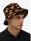 cheap Halloween Accessories-Men&#039;s Halloween Pumpkin Print Bucket Hat - Perfect for Parties and Outdoor Activities