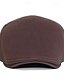 baratos Chapéu para Homem-Homens Boina Chapéu Ascot chapéu de jornaleiro Preto Azul Marinha Algodão Moda Casual Rua Diário Tecido Ajustável Filtro Solar Respirável