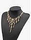 cheap Accessories For Women-Women&#039;s Vintage Gold Skull Pendant Necklace with Rhinestone Detailing - Gothic Pirate Style Statement Jewelry for Halloween and Cosplay