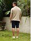 abordables Hauts-Homme T-shirt POLO Noir Abricot Grise Manche Courte Top Tenue de golf Vêtements Tenues Porter des vêtements