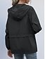 abordables veste active-Manteau Femme Athleisure Usage quotidien mode Décontractées Cordon Normal Manteau Noir Vin Bleu Marine Printemps Automne fermeture Éclair Mao Standard S M L XL 2XL