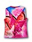 billige Tie Dye &amp; Gradient t-shirt-kvinders t-shirt afslappet print med lange ærmer almindelige toppe v-hals daglig gul pink blå forår &amp;amp;  falde