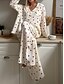 voordelige grafische nachtkleding-dames print chemises&amp;amp;jurken nachtkleding - katoenen grafische thuisoutfits