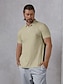 abordables Hauts-Homme T-shirt POLO Noir Blanche Vert Claire Manche Courte Top Tenue de golf Vêtements Tenues Porter des vêtements