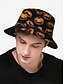 cheap Halloween Accessories-Men&#039;s Halloween Pumpkin Print Bucket Hat - Perfect for Parties and Outdoor Activities