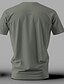 abordables T-shirts à imprimé animal-Homme Coq Marrant T shirt Manche Courte T-shirt 3D effet Col Ras du Cou Chemise Rétro Vintage Décontractées Style de rue Sport extérieur Vacances Sortie Gris foncé Printemps été Vêtement Tenue S M L