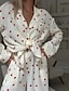 voordelige grafische nachtkleding-dames print chemises&amp;amp;jurken nachtkleding - katoenen grafische thuisoutfits