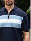 economico Cime-Per uomo POLO Nero Blu marino Manica corta Superiore Abbigliamento da golf Abbigliamento Abiti Abbigliamento
