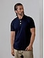 abordables Hauts-Homme T-shirt POLO Noir Blanche Vert Claire Manche Courte Top Tenue de golf Vêtements Tenues Porter des vêtements