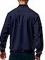 billige Casual jakker-Herre Letvægts jakke Varsity jakke Daglig Ferierejse Åndbart Patchwork Forår &amp; Vinter Farveblok Mode Klassisk Høj krave Normal Sort Gul Rød Navyblå Kongeblå Jakker
