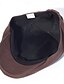 baratos Chapéu para Homem-Homens Boina Chapéu Ascot chapéu de jornaleiro Preto Azul Marinha Algodão Moda Casual Rua Diário Tecido Ajustável Filtro Solar Respirável