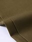 abordables Delgado-Hombre pantalones de traje Pantalones Chinos Botones Bolsillo Pierna recta Plano Comodidad Formal Fiesta Trabajo Moda Estilo clásico Negro Verde Oscuro Microelástico