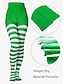 billige Juletilbehør-tights med stripete candy cane for kvinner – festlige julestrømper til fester og cosplay