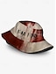 cheap Halloween Accessories-Halloween Horror Bucket Hat with Bloody &#039;I&#039;m Fine&#039; Graphic – Unisex Creepy Costume Accessory