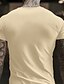お買い得  メンズグラフィックTシャツ-男性用 レタード クリスマス Tシャツ ティートップ コットン 半袖 グラフィック シャツ ホワイト ダークブルー ベージュ 快適なTシャツ スポーツ・アウトドア 祝日 ファッションデザイナーの衣類