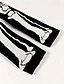 abordables chaussettes pour hommes-Homme 5 paires Paquets multiples Chaussettes Chaussettes décontractées Noir Couleur Halloween Crânes Sport &amp; Loisir du quotidien Vacances Basique Moyen Automne hiver Mode Décontractées