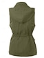 abordables Manteaux Trench-Gilet Femme Extérieur Plein Air Usage quotidien mode Décontractées Avec poches Normal Manteau Noir Rose Claire Marron Automne Hiver Boutonnage Simple Sweat à capuche Standard S M L XL 2XL