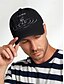 abordables Chapeaux pour hommes-casquette de baseball bleu marine pour homme avec imprimé graphique « je vais bien » – motif brodé amusant, snapback réglable pour un usage décontracté