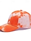 billiga Baseballkeps herr-Herr Basebollkeps Solhatt Trucker Hat Vit Blå Bomull Justerbara Mode Dagliga kläder Festival Knytbatik Ledigt / vardag