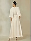 cheap Party Dress-Chiffon Elegant Beading Half Sleeve Maxi Dress