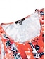 ieftine Rochii Art&amp;Design-WOMEN&#039;S MINI DRESS PETITE DRESS T SHIRT DRESS TEE DRESS SHIFT DRESS TANK DRESS BOHEMIA STYLISH SEXY VACATION CASUAL BEACH REGULAR FIT FLORAL SLEEVELESS U NECK COLOURFUL LIGHT PURPLE PURPLE