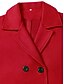 abordables Manteaux d&#039;Hiver-Femme Manteau d&#039;hiver Manteau Cape / Capes Coupe Vent Chaud Poche Décontractées Style de rue Plein Vacances Travail Plein Air Usage quotidien Boutonnage Simple Col rabattu Ample manche longue