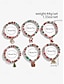 baratos Jóias Masculinas-conjunto de pulseiras de contas de charme de natal – pulseiras festivas vermelhas, verdes e brancas empilhadas com papai noel, árvore e pingentes de presente – perfeitas para moda e presentes de Natal