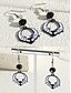 cheap Halloween Accessories-Halloween Spider Earrings with Pearl Accent - Statement Gothic Jewelry for Cosplay, Costume Parties, and Halloween Events