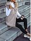 economico Gilet-Per donna Giacca in pile Gilet in pile Cappotto teddy Tenere al caldo Traspirante Tasche In pile Informale Liscio Da mare Strada Da tutti i giorni Per uscire Monopetto Standard Collo ripiegabile