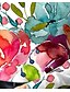 abordables Camiseta floral-Camiseta tunic para mujer elegante de manga larga tops largos diarios negro blanco rosa azul otoño invierno